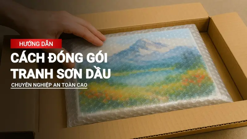 Hướng Dẫn Đóng Gói & Vận Chuyển Tranh An Toàn Khi Chuyển Nhà